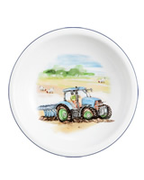 Polévkový Talíř - Můj Traktor - Na Farmě - Porcelán