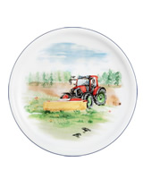 Jídelní Talíř - Můj Traktor - Na Farmě - Porcelán