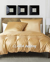 CLARA Silk Dreams - Luxusn Hedvbn Povleen - Zlat - Prav Hedvb 