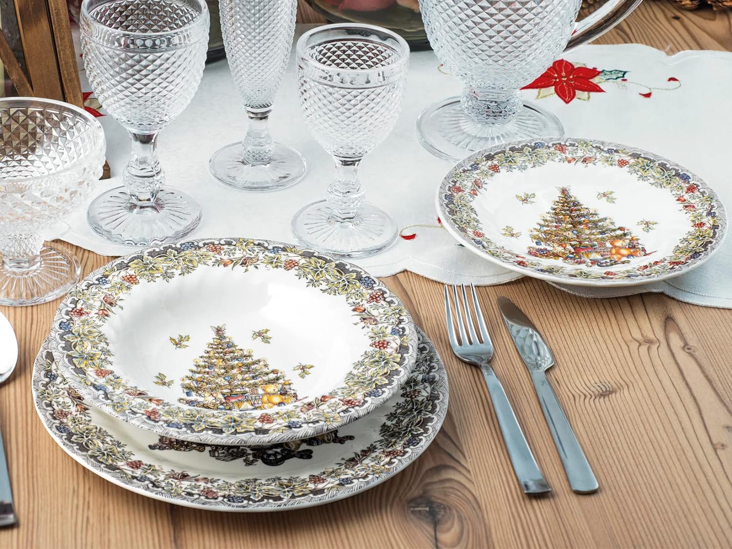 Vnon Porcelnov Set - Talov Servis pro 6 osob - Vnon Stromeek Nostalgie