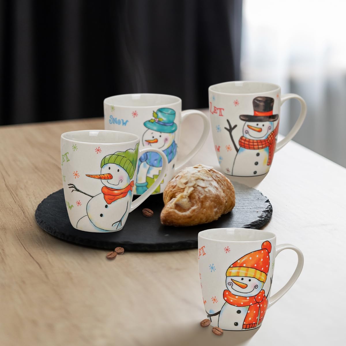 Vnon Porcelnov Set - Sada Hrnk Snhulci