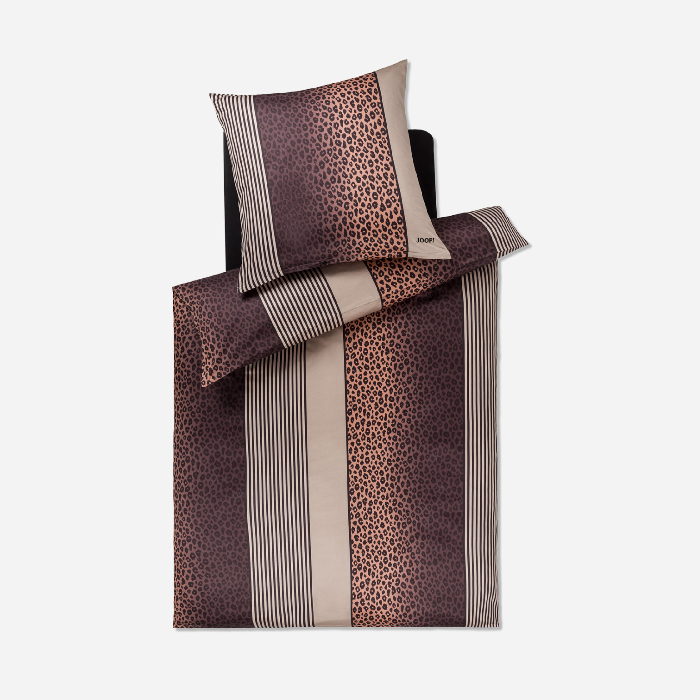Luxusn Povleen - JOOP! - Leo - Taupe - Mako Satn