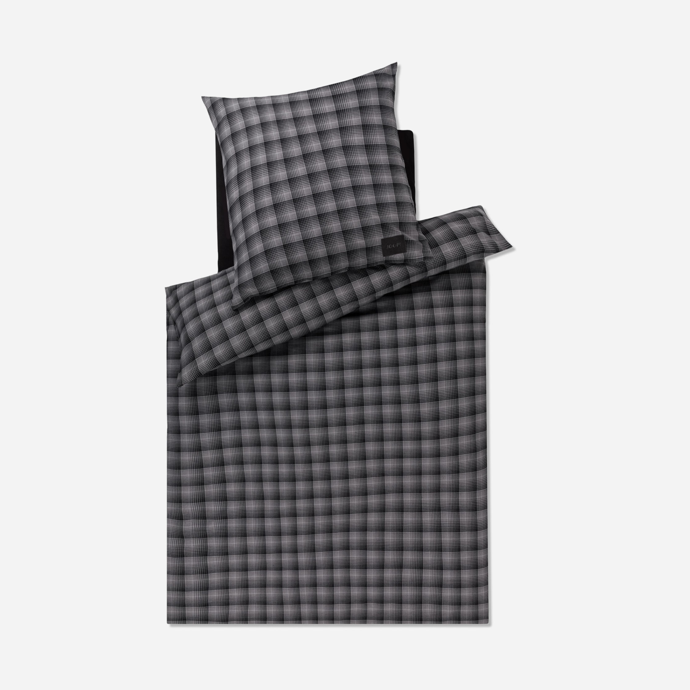 Luxusn Povleen - JOOP! - Soft Checks - Antracitov - Flanel
