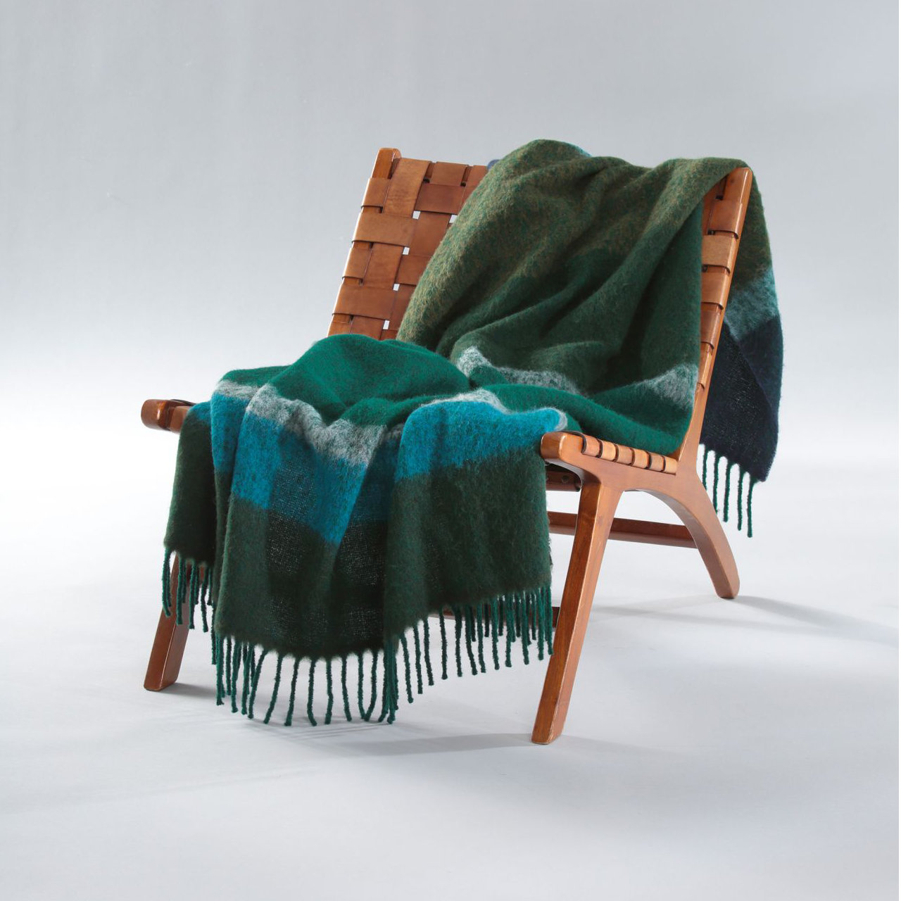 Vln�n� Deka - Pl�d - Smaregdov� - Pure Elegance - Moh�r Look