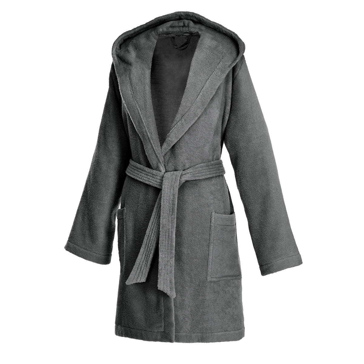 Grafitov - Luxusn Krtk upan s Kapuc - Lady - Weseta