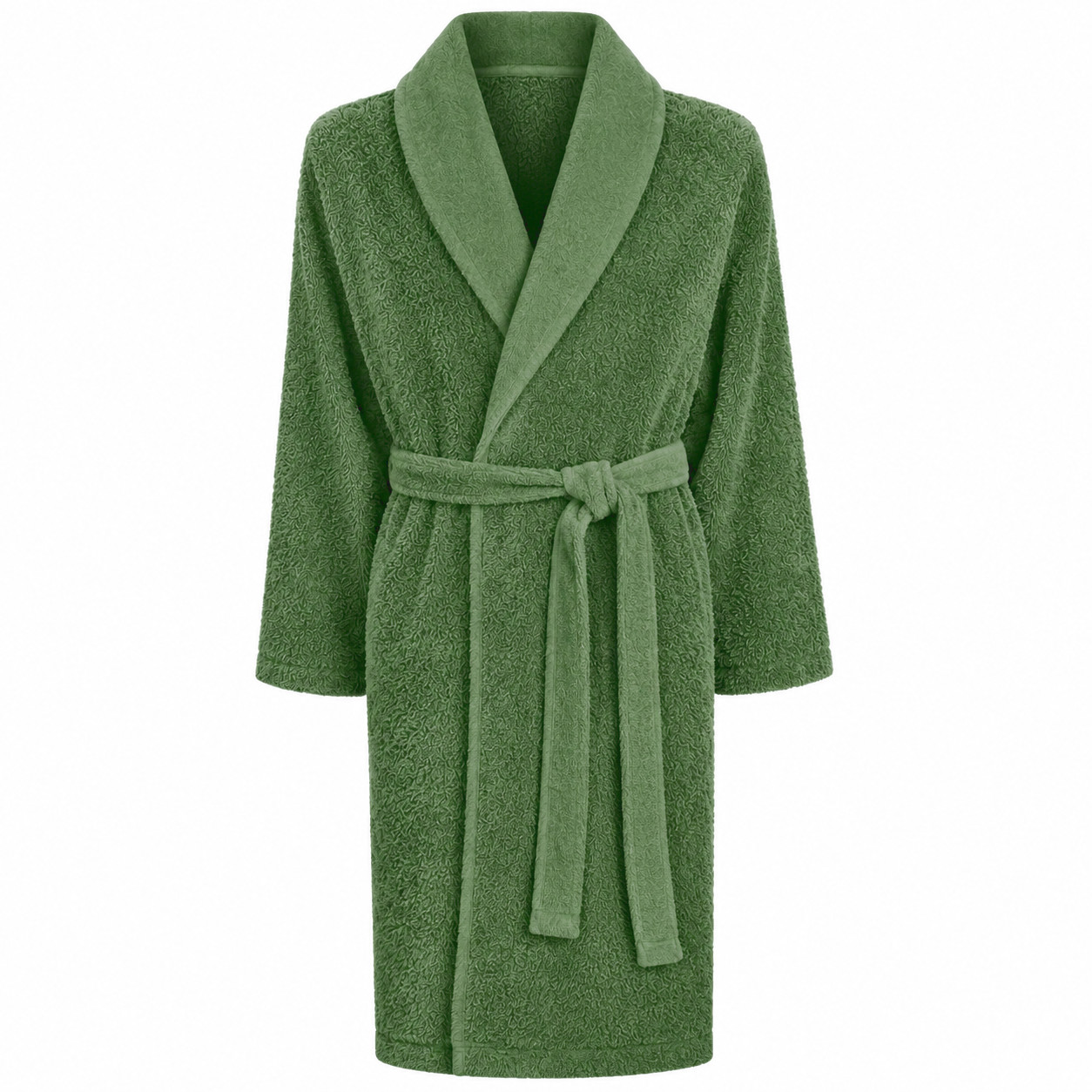 Luxusn� �upan se ��lov�m L�mcem - Premium Frot� - Bavlna - UNISEX - Lesn� Zele�