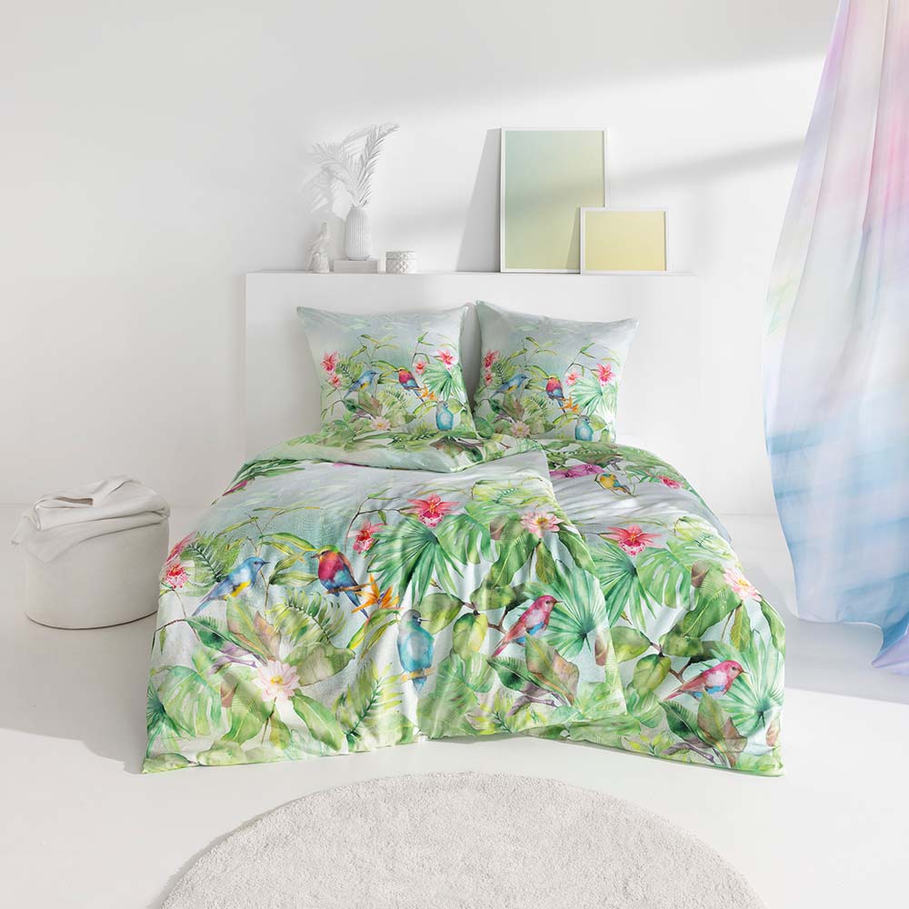 Luxusn� Povle�en� - Clare Zelen� - Estella - Premium Mako Sat�n