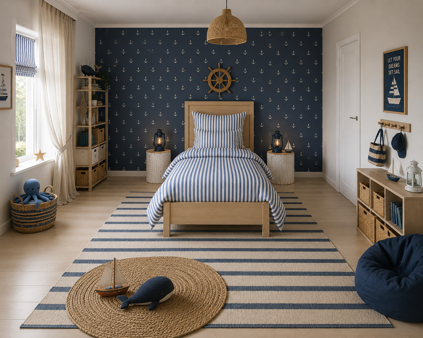 Luxusn� D�tsk� Povle�en� Schlossberg - ARIS � Riviera Blue - BIO Bavlna Swiss Premium MakoSat�n