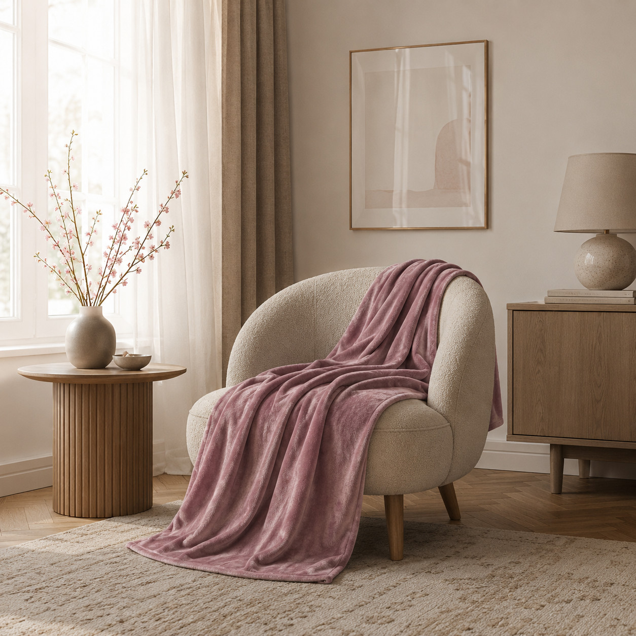 Deka - Pl�d - UNI - Wellsoft Fl�s - Color - Sl�zov� - Tom Tailor