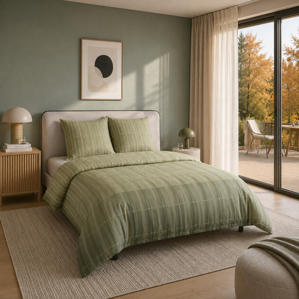 Kombinovan� Povle�en� s.Oliver - Olivov� H�j - Bavln�n� Sat�n&Flanel - Organic Modern